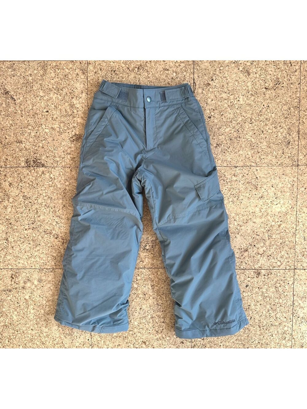 Columbia Ice Slope II Ski Snow Pants Youth XS Gray Insulated Outgrown Adjustable